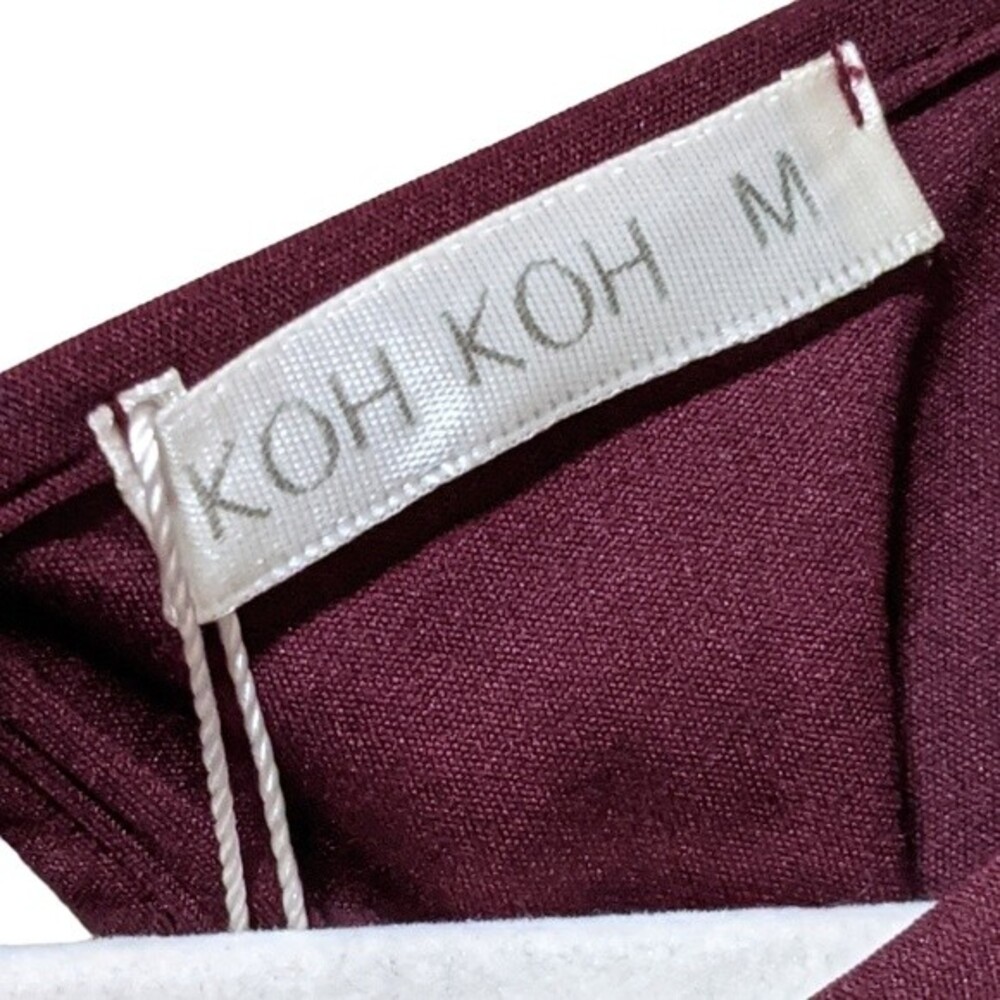 KOH KOH one piece sleeveless cocktail party wide split leg pantsuit romper Med - Picture 3 of 10